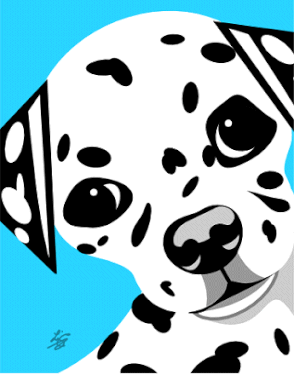 cute Dalmatian Puppy